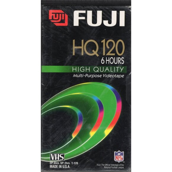 3 Sealed VHS Blank Video Tapes TDK & Fuji - Picture 3 of 3